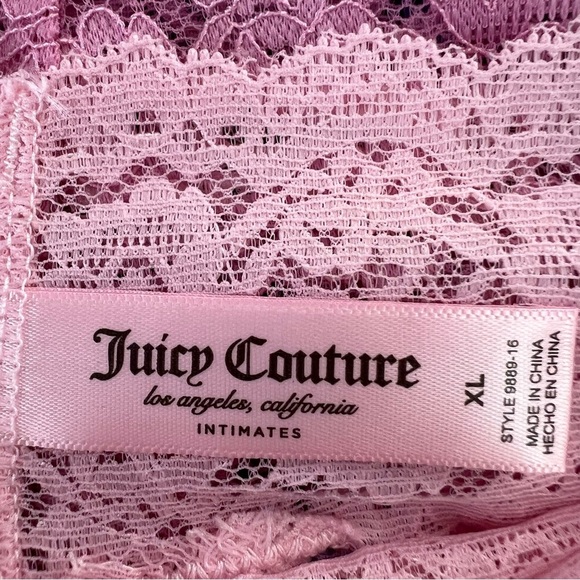 Juicy Couture Women’s Panties Sz XL Pkg/5 Lace Thongs No Panty Lines MSRP $38 - Picture 7 of 8